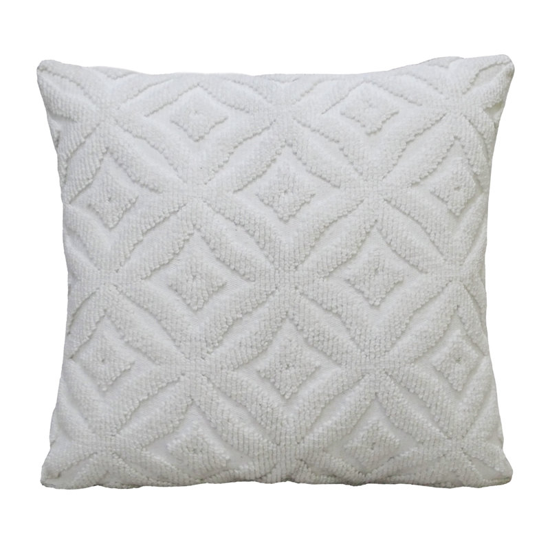 Housse et insert de coussin décoratif intérieur / extérieur en mélange de coton, Bourre en polyester