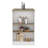 Portree Kitchen Island With 3-Side Shelves-1931432638