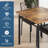 Space-Saving Dining Table Set for 2 – 3-Piece Farmhouse Wooden Table & Upholstered Chairs – Easy to Clean, Ideal for Apartments & Breakfast Nooks – Compact Dining Furniture-1070785862