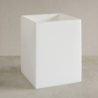 Clear Resin Waste Basket Case Pack 6
