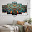 Ensemble de salon Teal Dream Catcher Folklore Whispers I - Spiritual