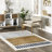 Keeva Modern Striped Fringe Area Rug-2117081749-2090186097