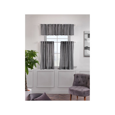  Rideau de cuisine Gingham