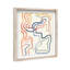 Oliver Gal Junctions of Color I Abstract - Luxury Shadowbox Framed Wall Art-94095904-94095907