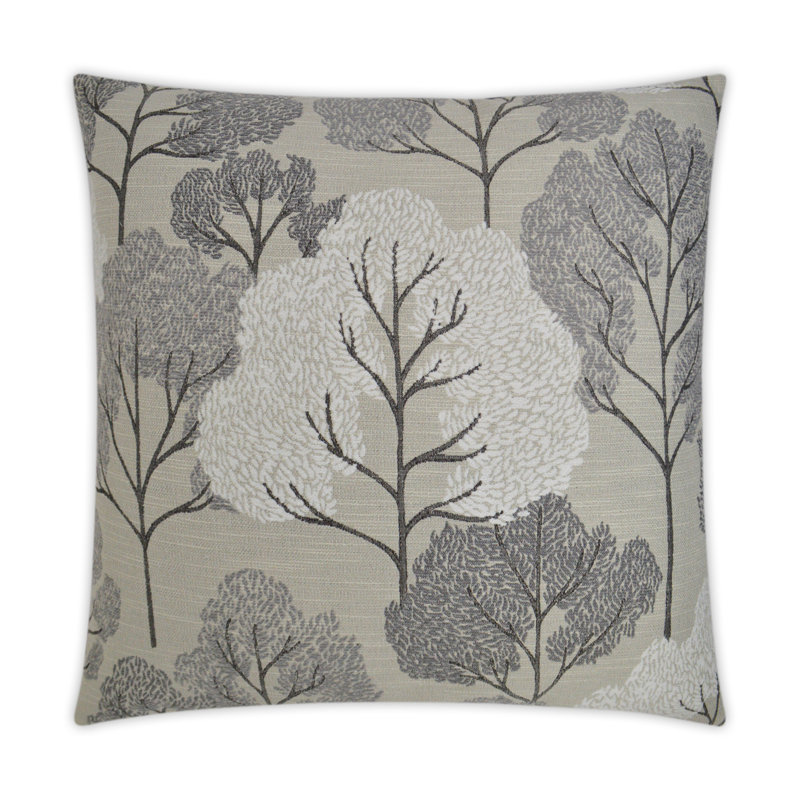 Trees Square Pillow Cover & Insert, 22"H x 22"W