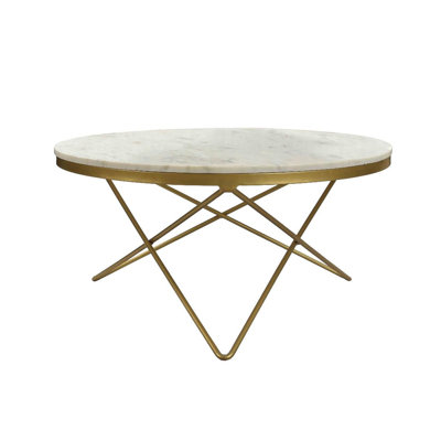 Rubeinn Marble Top Coffee Table