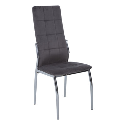 Elsberry 45cm H Tufted Velvet Upholstered Side Chair