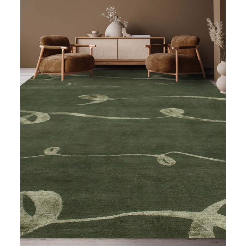 Abstract Area Rug, Rectangle 9' x 12'