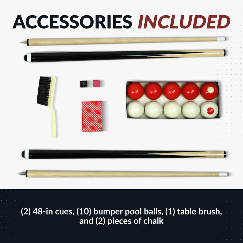 4.5' Bumper Pool Table with Accessories