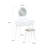 Makeup Vanity With Mirror And Stool-1295870697