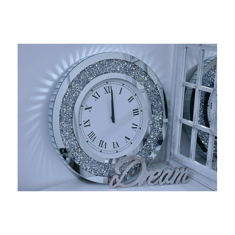 Glass Wall Clock