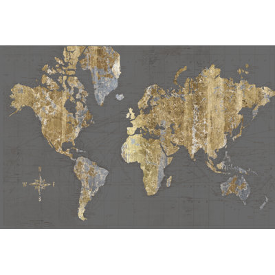 Carte dorée grise - sans bordure