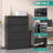 Abheek 4-Drawer Locking Metal Lateral File Cabinet – Heavy-Duty Home Office Filing Cabinets, Assembly Required, Fits Legal/Letter/A4/F4, Black-1377867541