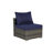 8 Pieces Outdoor Conversation Sets with Washable Cushions-932167703