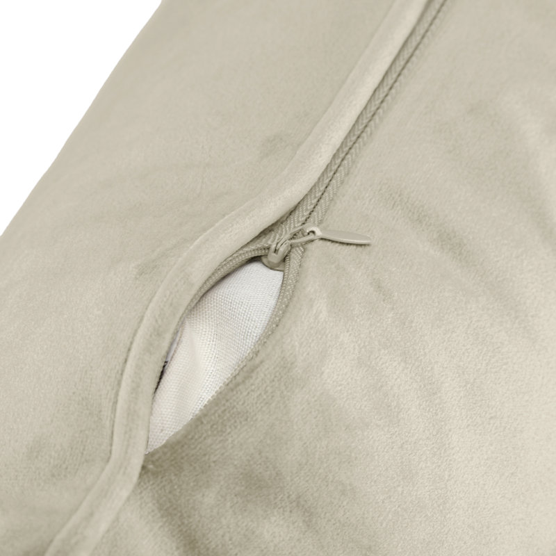 Housse et insert de coussin en velours , Sauge, 13 po x 19 po