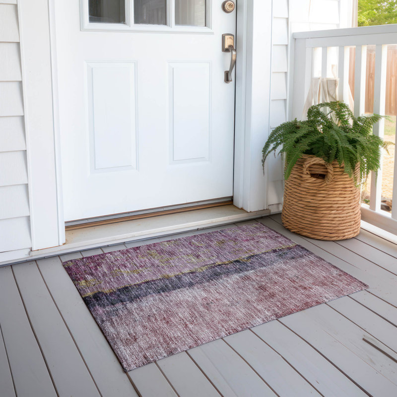 Tapis rectangulaire intérieur / extérieur 1 pi 8 po x 2 pi 6 po Altair, Rectangle 1 pi 8 po x 2 pi 6 po