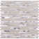 Wave Interlocking Pattern Natural Stone/Glass Mosaic Tile