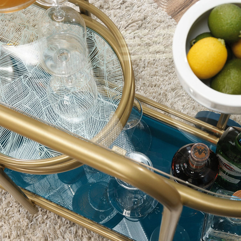 Oeste Metal Bar Cart
