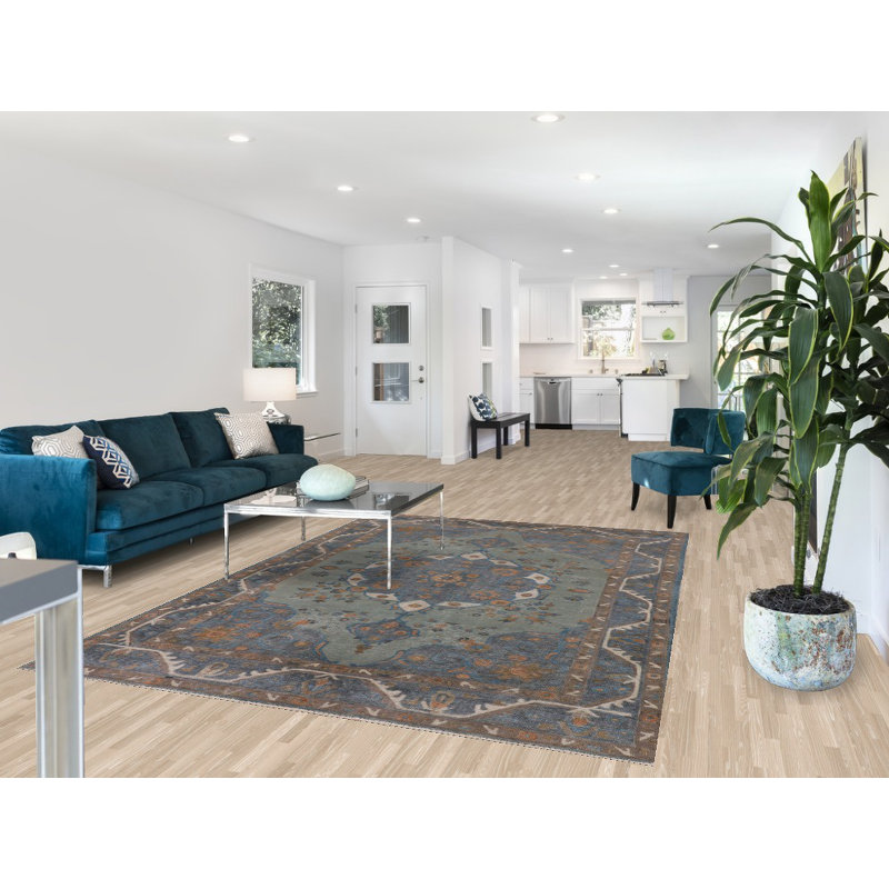 Tapis traditionnel délavé surteint 6 x 9
