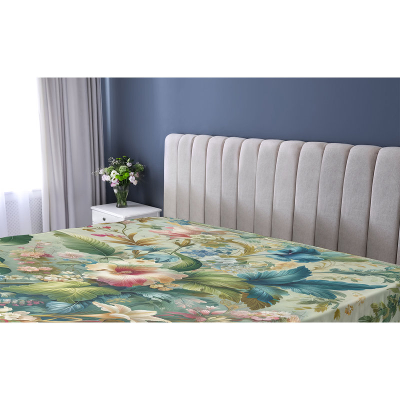 Drap-housse floral Ambesonne, Drap-housse simple TG