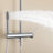 Modern 10" Wall Mounted Exposed Rainfall Shower System with Height Adjustable Handheld Shower and Rotatable Shower Head-129184332