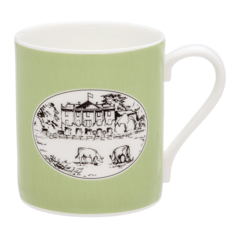 Highgrove Handmade Bone China Coffee Mug, Green