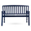 Banc en bois bleu marine attrayant pour l'intérieur et l'extérieur