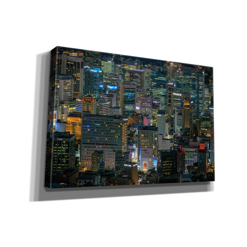«The Heart Of Séoul» par Rick Berk, art mural sur toile, H 18 po x l 26 po x P 0,75 po