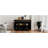 54-inch Large Kitchen Island with Rubberwood Folding Leaf, Textured Rolling Kitchen Cart, 4 Wheels, 4 Doors, 3 Drawers, Kitchen Island Storage, Suitable for Kitchen, Restaurant, Black-131203503