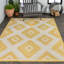 Tapis jaune / crème Kyona-1278528239