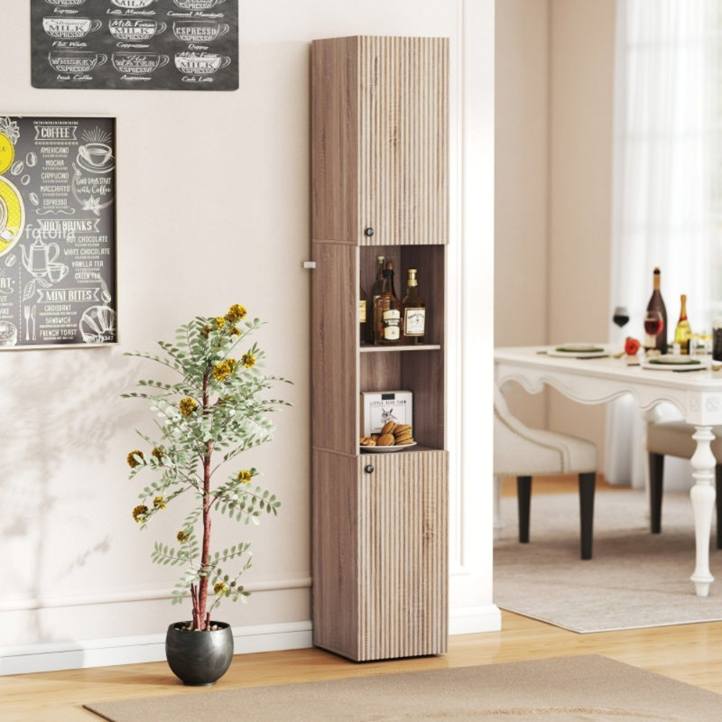 Engineered Wood Freestanding Bathroom Cabinet