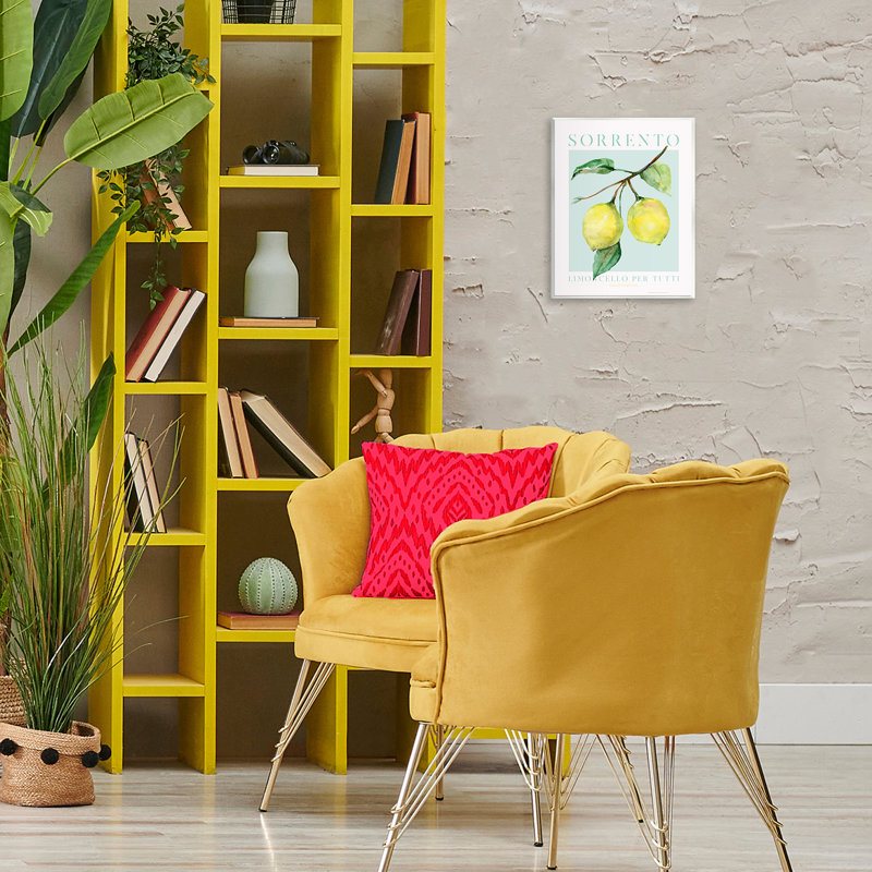 Art mural de branche de citron de Sorrento par Reinders