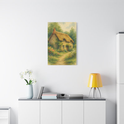 Aaroon Single Picture Frame Print on Canvas