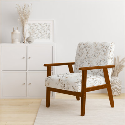 Chaise d'appoint moderne - fauteuil blanc Blossom