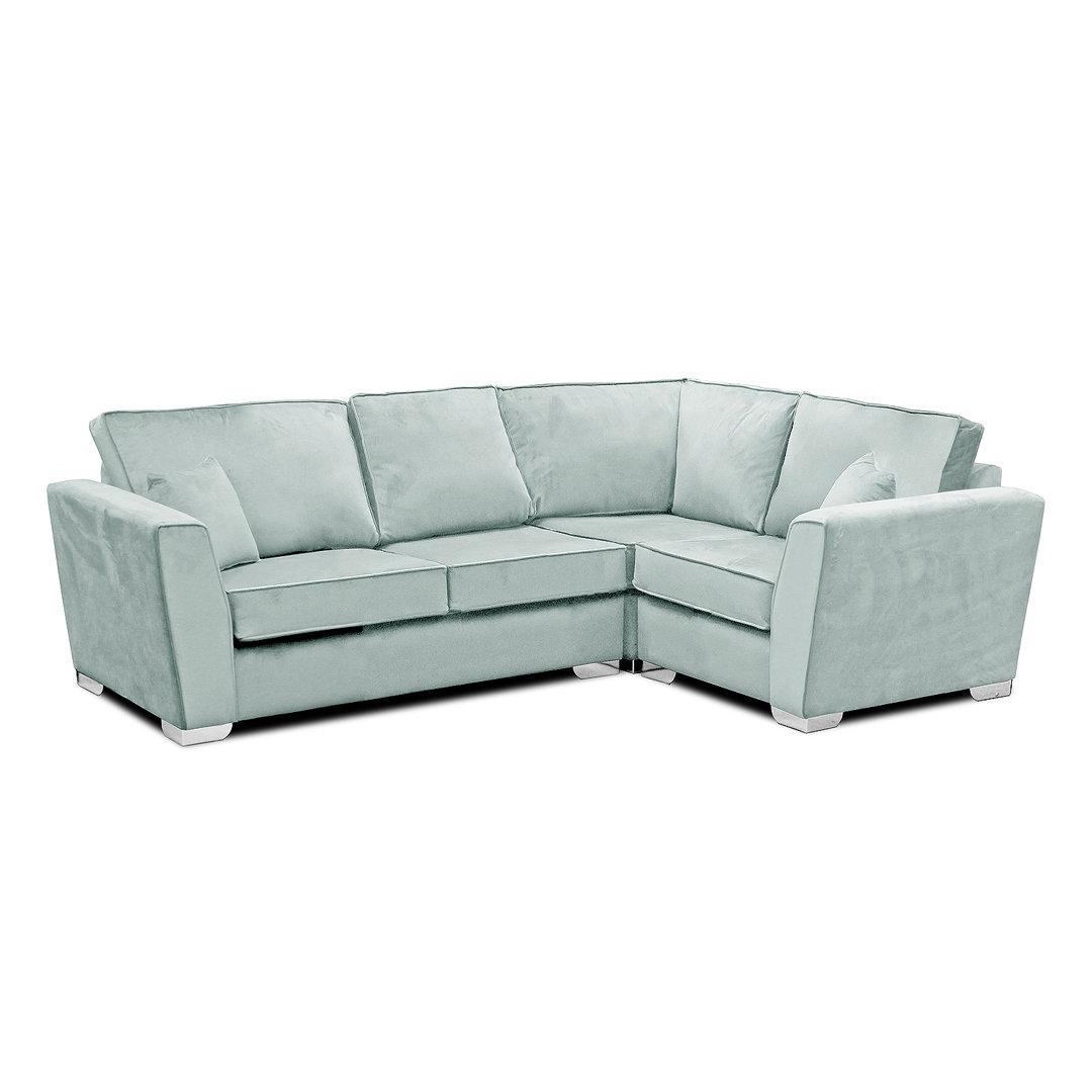 Quade 4 Seater Velvet Corner Sofa