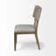Chaise d'appoint rembourrée en bois massif Maine-554344291