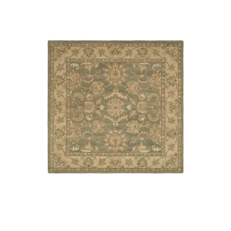 Dunbar Hand Tufted Wool Oriental Rug, Square 8'