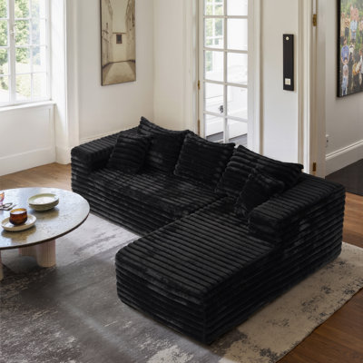 Canapé 2 pièces avec coussin Kustas Boneless