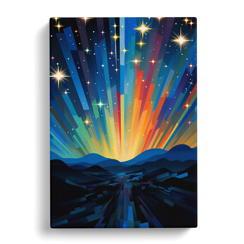 Shooting Star Orphism No.2 - Wrapped Canvas, 76cm H x 50cm W x 3cm D