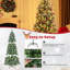 Arbre de Noël artificiel éclairé-355566632