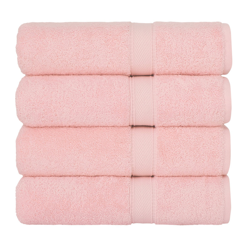 Sinemis Super Plush Bath Towel, Pink