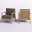 Fauteuil en polyester de 27 po Nicki-189044481