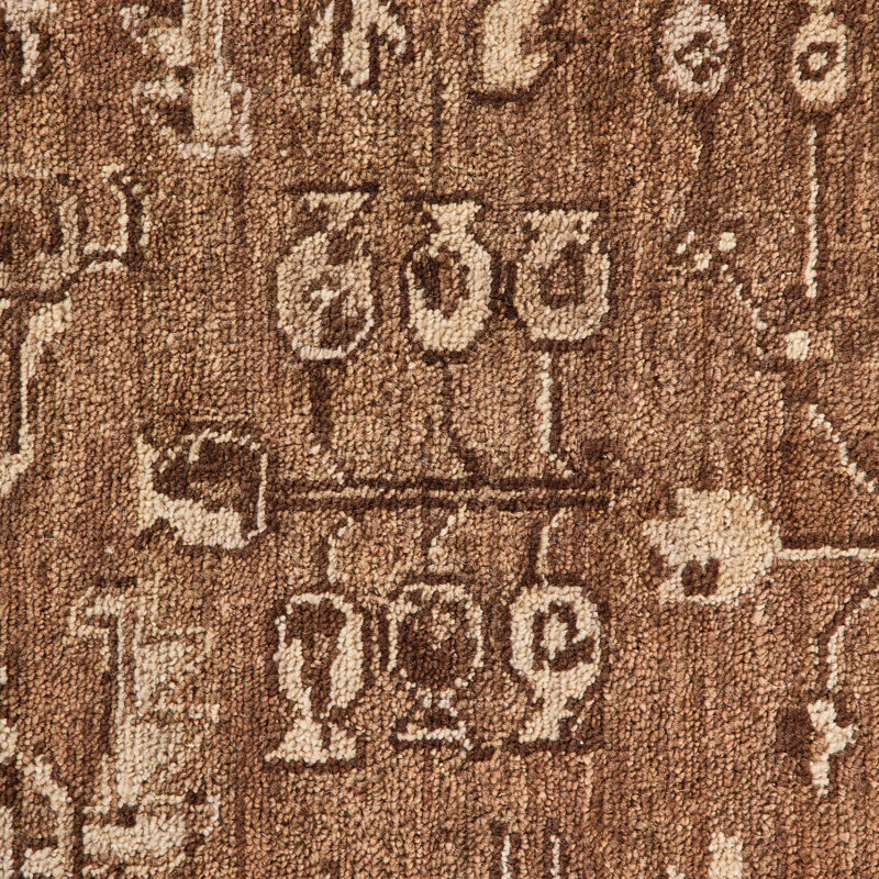 Paolo Hand-Knotted Rug-Paolo Rust-Runner-2.5'x12', Runner 2'6" x 12'