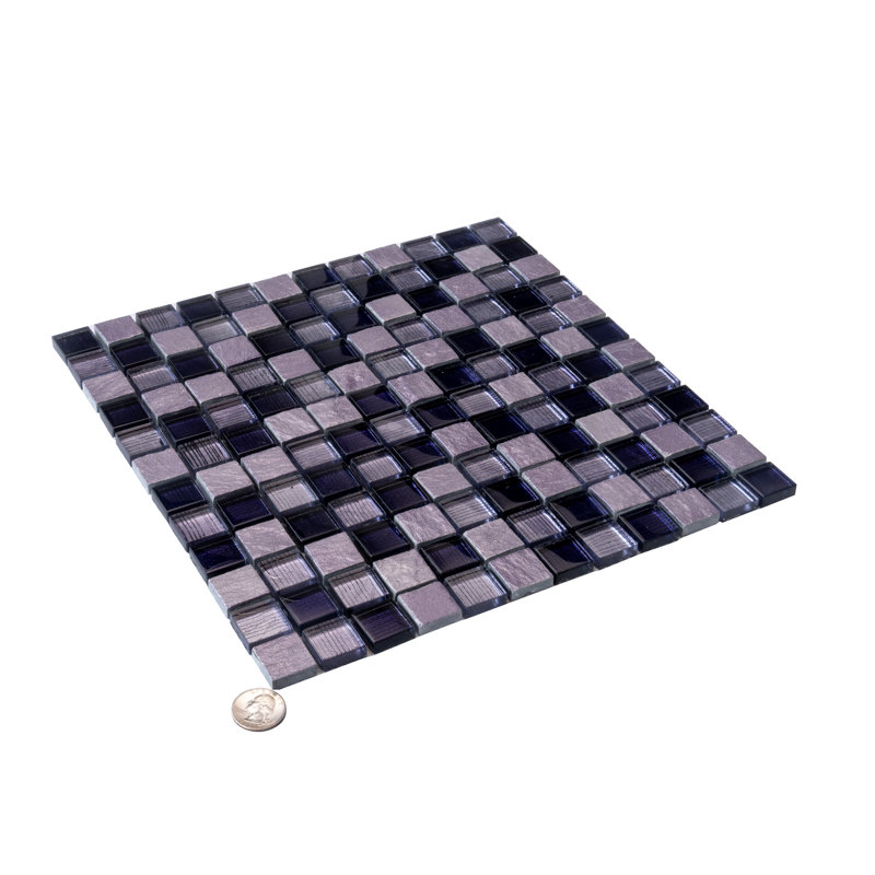 11.8" x 11.8" Glass Wall Floor Use Tile