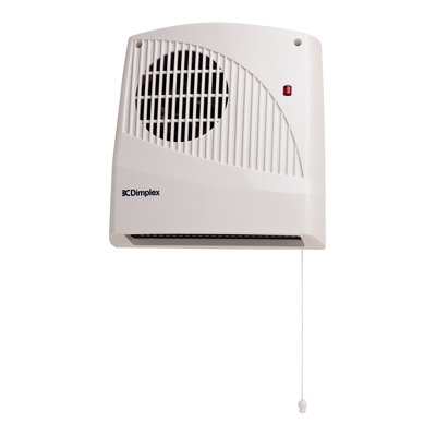 2000 Watt Wall Mounted Electric Fan Heater with Runback Timer