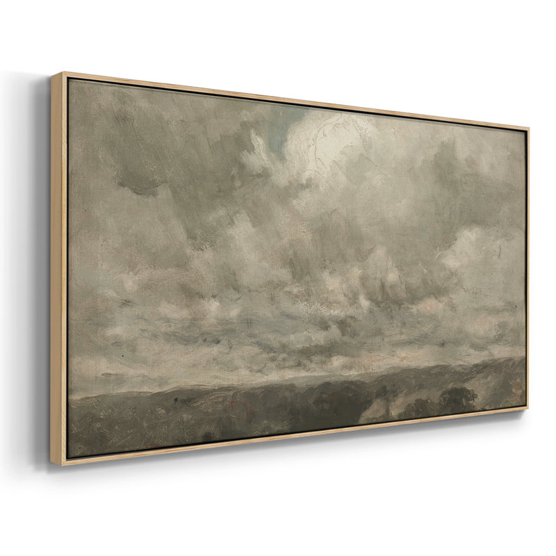 Série paysage - DCCDXC - Toile tendue avec châssis encadré - Prêt à être accroché, Naturel, H 21 po x l 41 po
