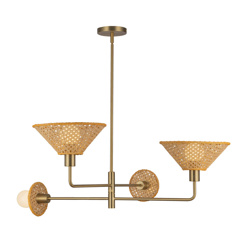 Piper 38-In Chandelier, Gold
