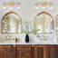 Éclairage pour meuble-lavabo Koos Gold