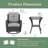 Shida 2 - Person Patio Conversation Set with Cushions-1198869706