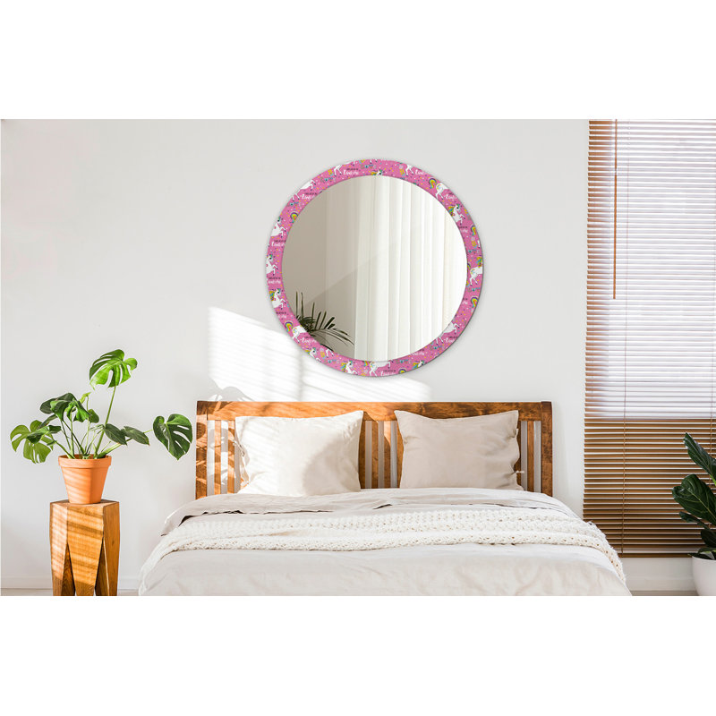 Huldar Glass Flat Wall Mirror
